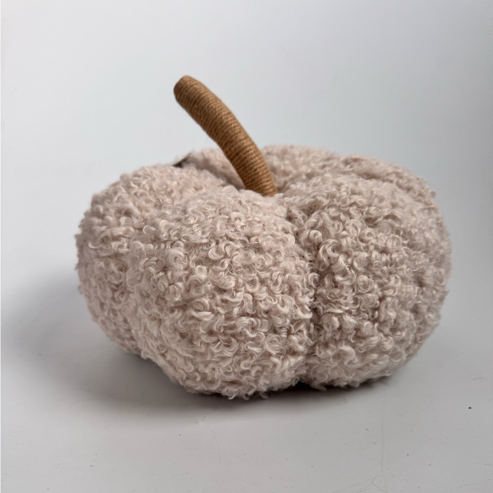 NWT Cupcakes and Cashmere Teddy Pumpkin Seasonal Decor